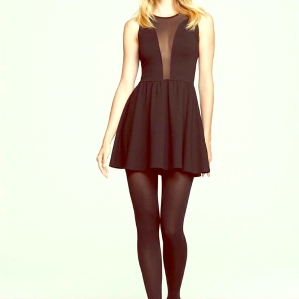 Vintage Y2K For Love & Lemons Black Cocktail Dress.